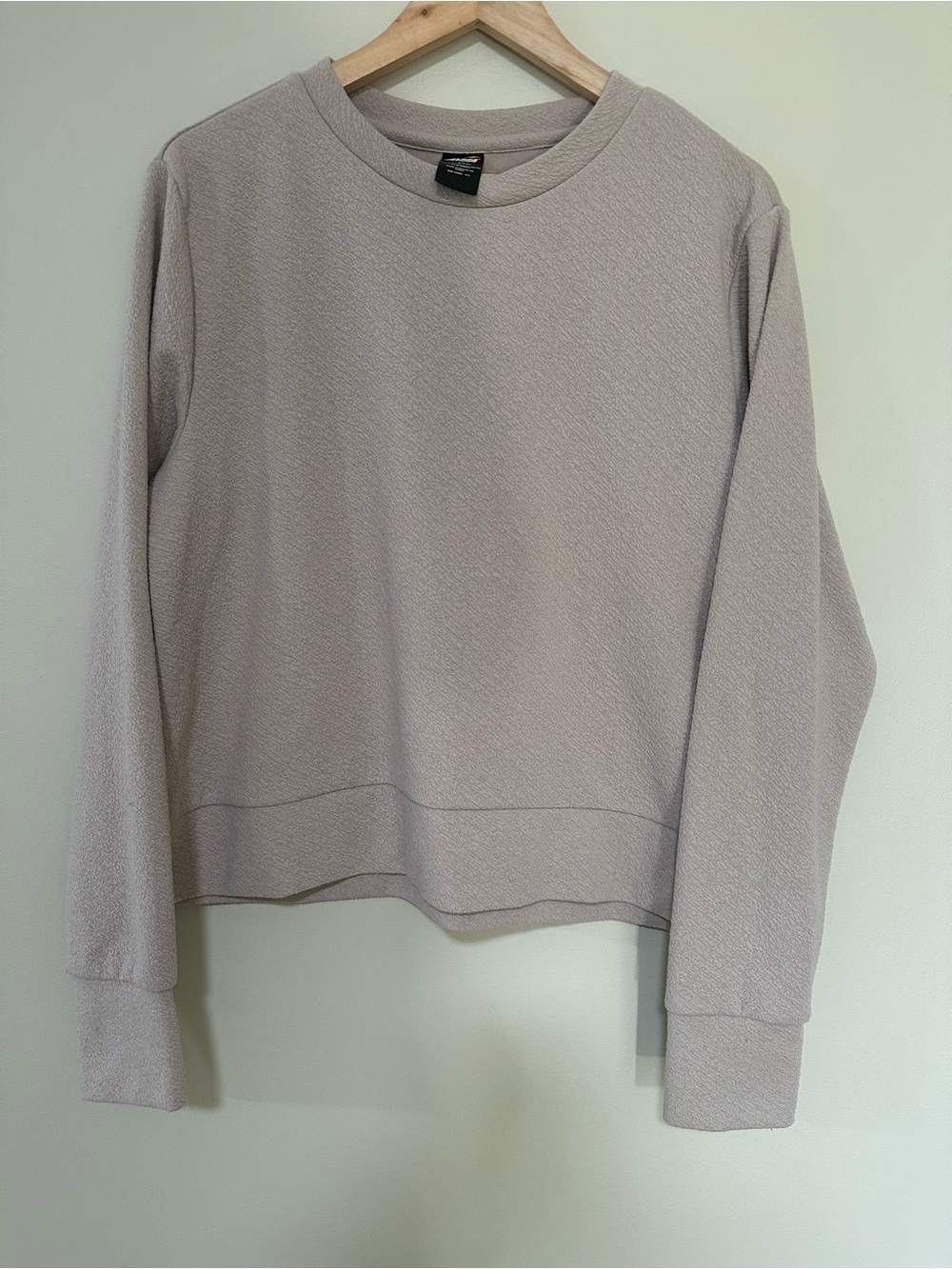 Avia Textured Crewneck Sweatshirt in Lilac - Picture 6 of 6
